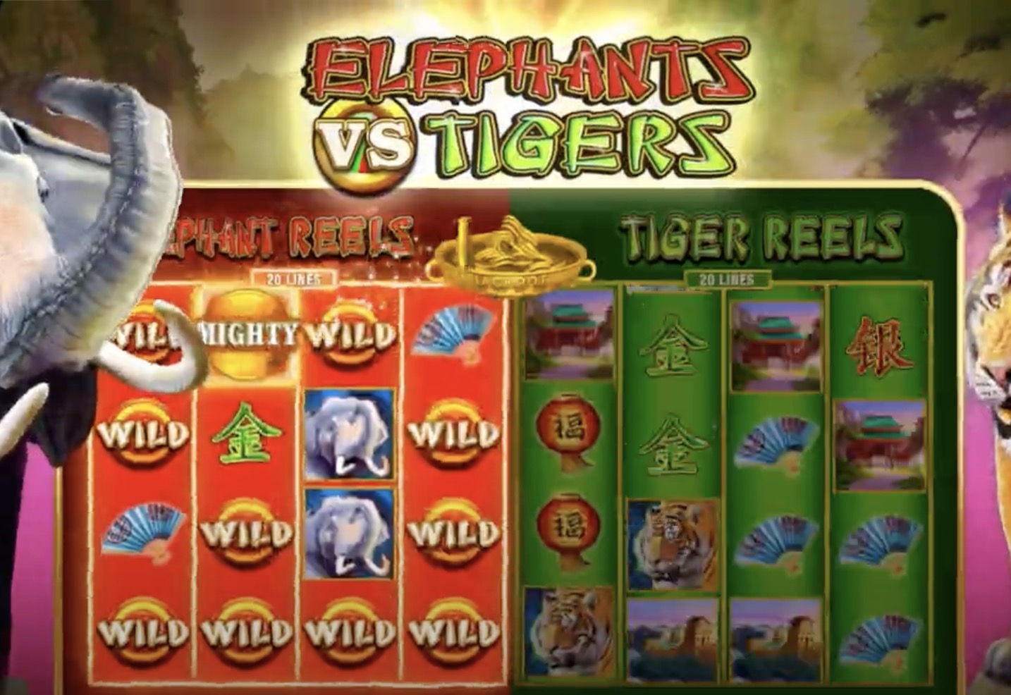   Elephants vs Tigers  King Show Games   